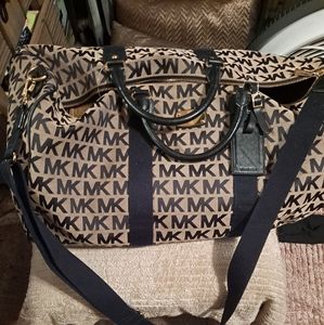 Large MK Signature Duffle